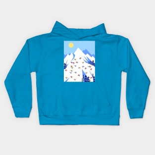 THE MOUNTAINS. PERFECT DAY! Kids Hoodie